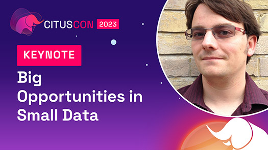 video thumbnail for Big Opportunities in Small Data