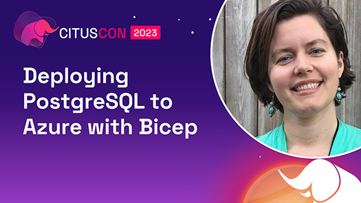 video thumbnail for Deploying PostgreSQL to Azure with Bicep