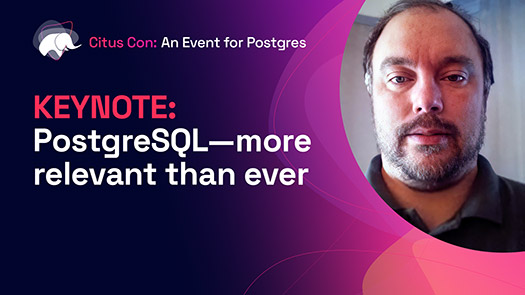 video thumbnail for PostgreSQL—more relevant than ever