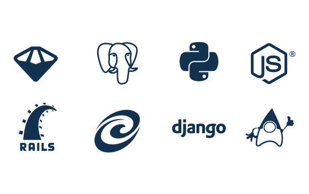 Icons of supported platforms